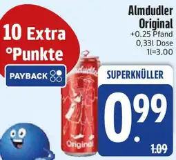 Edeka Almdudler Original Angebot