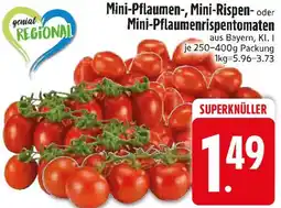Edeka Mini-Pflaumen-, Mini-Rispen- oder Mini-Pflaumenrispentomaten Angebot