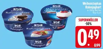 Edeka Weihenstephan Rahmjoghurt Angebot