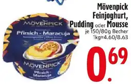 Edeka Mövenpick Feinjoghurt, Pudding oder Mousse Angebot