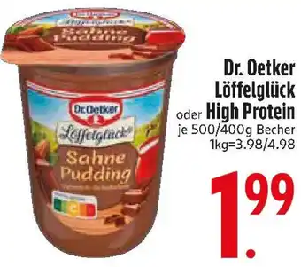 Edeka Dr. Oetker Löffelglück oder High Protein Angebot