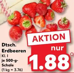 Kaufland Dtsch. Erdbeeren Angebot