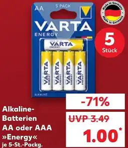 Kaufland VARTA Alkaline Batterien Angebot