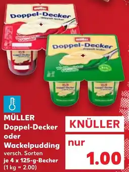 Kaufland MÜLLER Doppel-Decker oder Wackelpudding Angebot