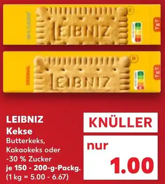 Kaufland LEIBNIZ Kekse Angebot