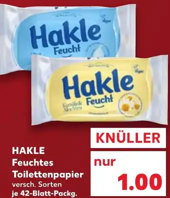 Kaufland HAKLE Feuchtes Toilettenpapier Angebot