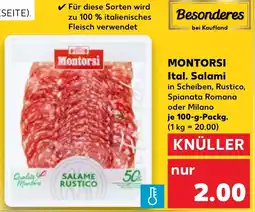 Kaufland MONTORSI Ital. Salami Angebot