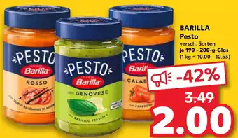 Kaufland BARILLA Pesto Angebot
