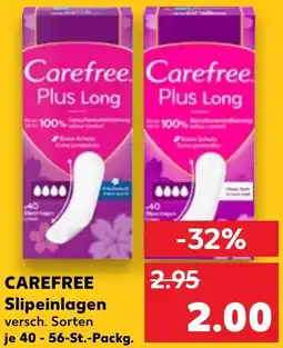 Kaufland CAREFREE Slipeinlagen Angebot