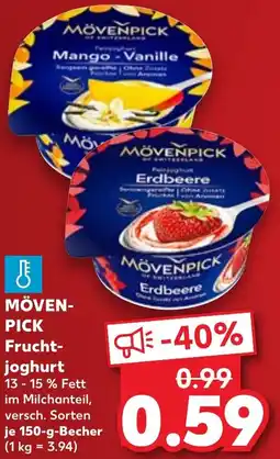 Kaufland MÖVENPICK Fruchtjoghurt Angebot