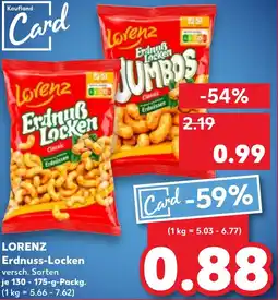 Kaufland LORENZ Erdnuss-Locken Angebot