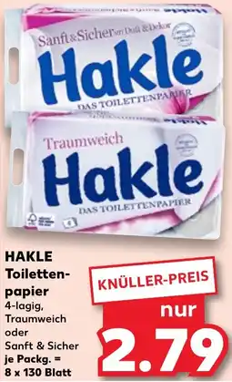 Kaufland HAKLE Toilettenpapier Angebot