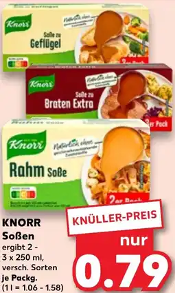 Kaufland KNORR Soßen Angebot