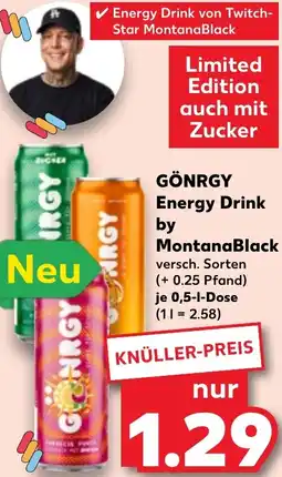 Kaufland GÖNRGY Energy Drink by MontanaBlack Angebot