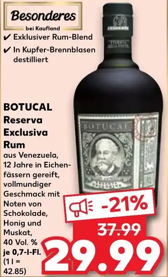 Kaufland BOTUCAL Reserva Exclusiva Rum Angebot