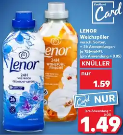 Kaufland LENOR Weichspüler Angebot