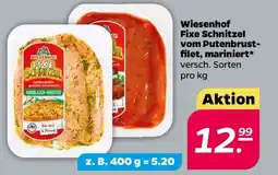 NETTO Wiesenhof Fixe Schnitzel vom Putenbrustfilet, mariniert Angebot