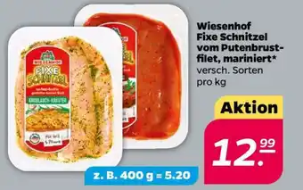 NETTO Wiesenhof Fixe Schnitzel vom Putenbrustfilet, mariniert Angebot