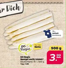 NETTO GO Regio Spargel weiß/violett Angebot