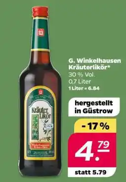 NETTO G. Winkelhausen Kräuterlikör Angebot