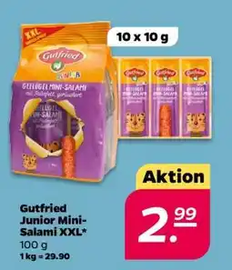 NETTO Gutfried Junior Mini-Salami XXL Angebot