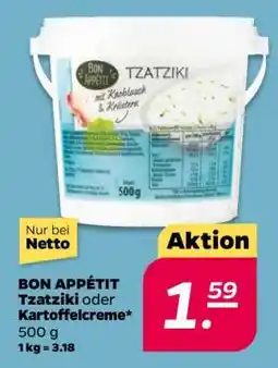 NETTO BON APPÉTIT Tzatziki oder Kartoffelcreme Angebot