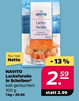 NETTO NAVITO Lachsforelle in Scheiben Angebot