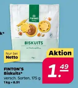NETTO FINTON’S Biskuits Angebot