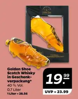 NETTO Golden Shoe Scotch Whisky in Geschenkverpackung Angebot