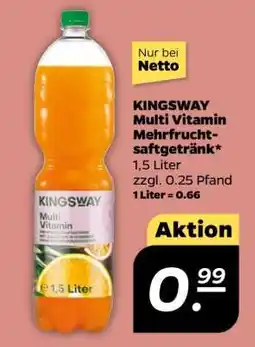 NETTO KINGSWAY Multi Vitamin Mehrfrucht-saftgetränk Angebot