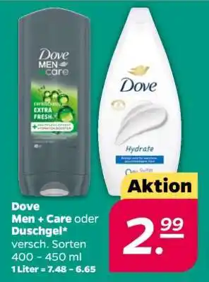NETTO Dove Men + Care oder Duschgel Angebot