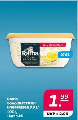 NETTO Rama Sooo BUTTRIG! Ungesalzen XXL Angebot