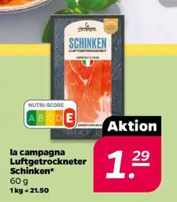 NETTO la campagna Luftgetrockneter Schinken Angebot