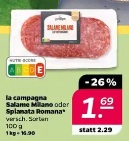 NETTO la campagna Salame Milano oder Spianata Romana Angebot