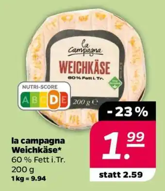 NETTO la campagna Weichkäse Angebot