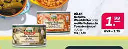 NETTO DILEK Gefüllte Weinblätter oder weiße Bohnen in Tomatensauce Angebot