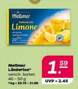 NETTO Meßmer Ländertee Angebot