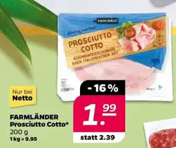NETTO FARMLÄNDER Prosciutto Cotto Angebot