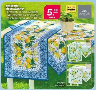 NETTO dekorado Tischwäsche Angebot