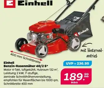 NETTO Einhell Benzin-Rasenmäher 40/2 S Angebot