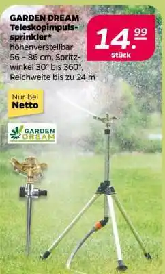 NETTO GARDEN DREAM Teleskopimpuls-sprinkler Angebot