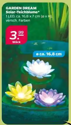 NETTO GARDEN DREAM Solar-Teichblume Angebot