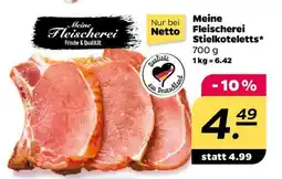 NETTO Meine Fleischerei Stielkoteletts Angebot