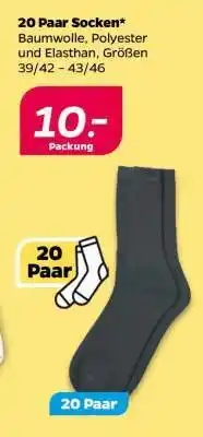NETTO 20 Paar Socken Angebot
