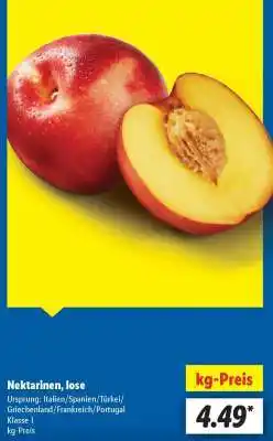 Lidl Nektarinen, lose Angebot