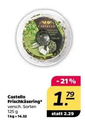 NETTO Castello Frischkäsering Angebot