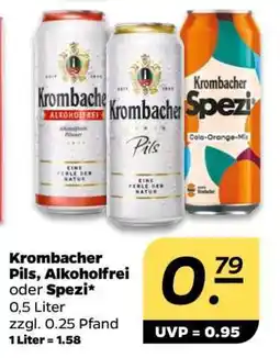 NETTO Krombacher Pils, Alkoholfrei oder Spezi Angebot