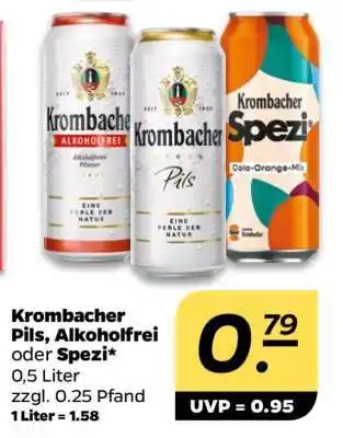 NETTO Krombacher Pils, Alkoholfrei oder Spezi Angebot