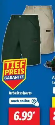 Lidl Arbeitsshorts Angebot