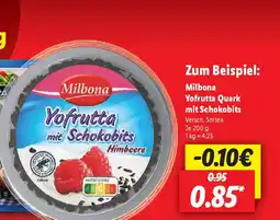 Lidl Milbona Yofrutta Quark mit Schokobits Angebot